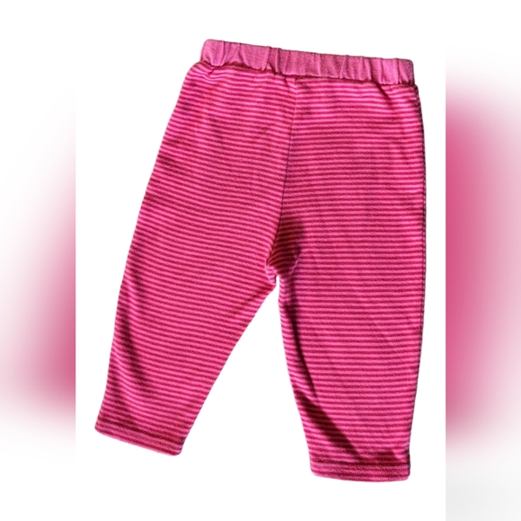 2pc Kobe Kids by Crystal Kobe Sparkle Pink Knit Heart Sweater Leggings 12 months - Picture 8 of 10